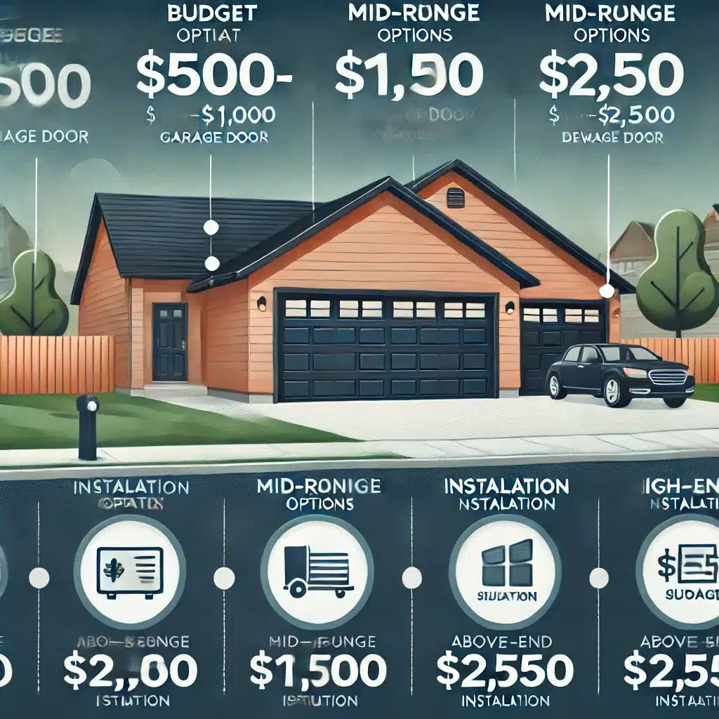 how much does it cost for a new garage door