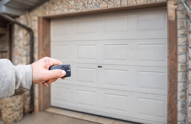 Opening a Garage Door from the Outside